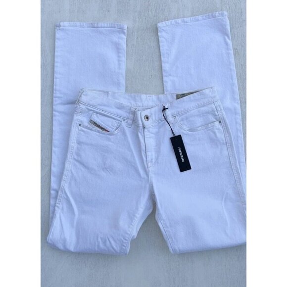Diesel White Denim Women’s Bootzee Bootcut Regular Jeans W31 L32 R85W1 - Picture 16 of 16